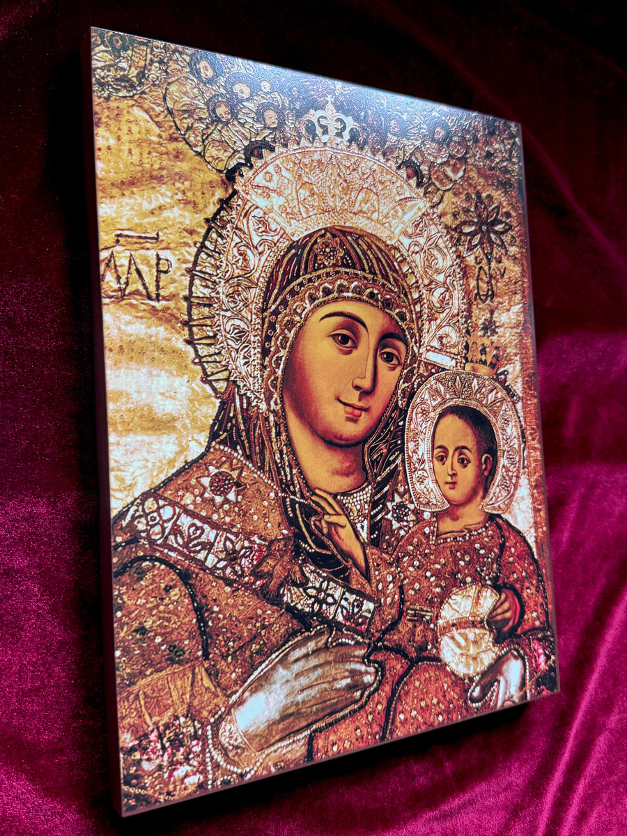 Bethlehem Mother of God Icon – The Smiling Virgin wall art