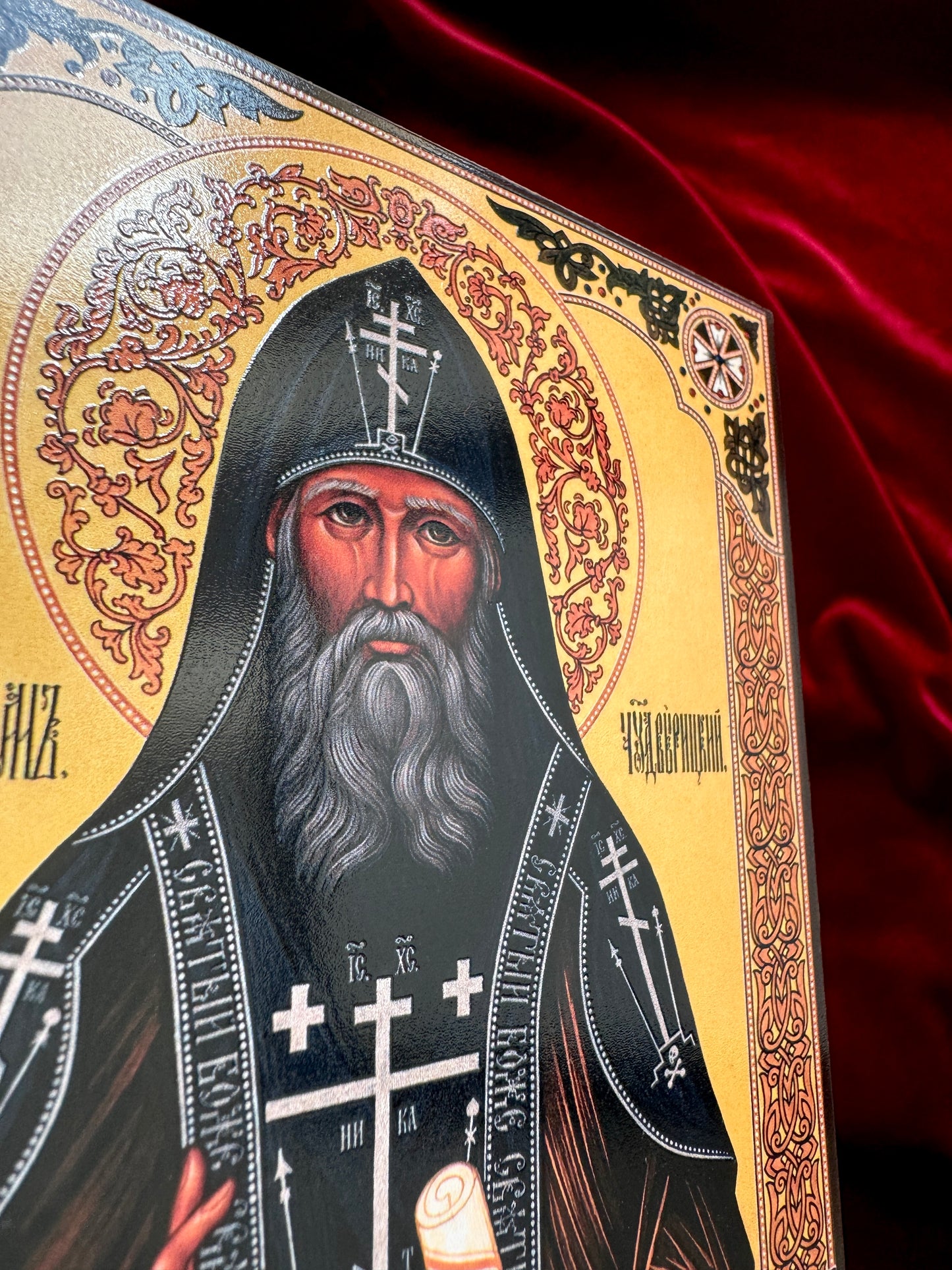 São Serafim de Vyritsa — Ícone do Venerável Ancião e Taumaturgo