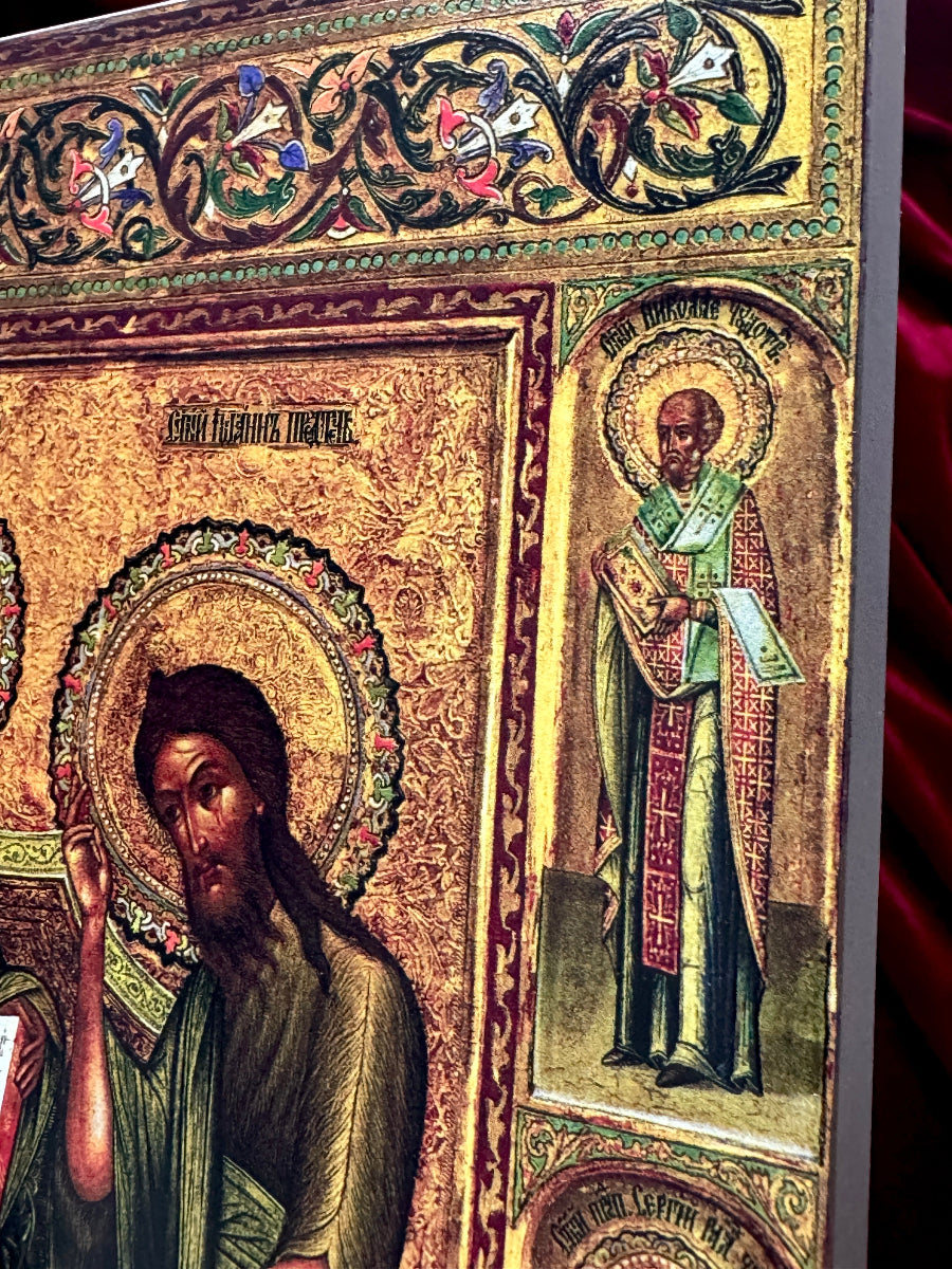 St Nicholas and John icon