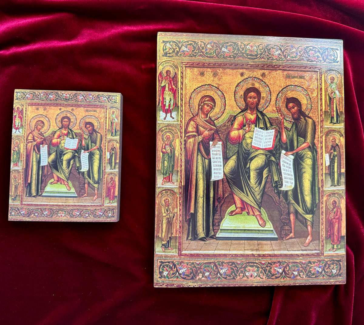 Deesis Jesus Christ with the Mother of God and John the Forerunner