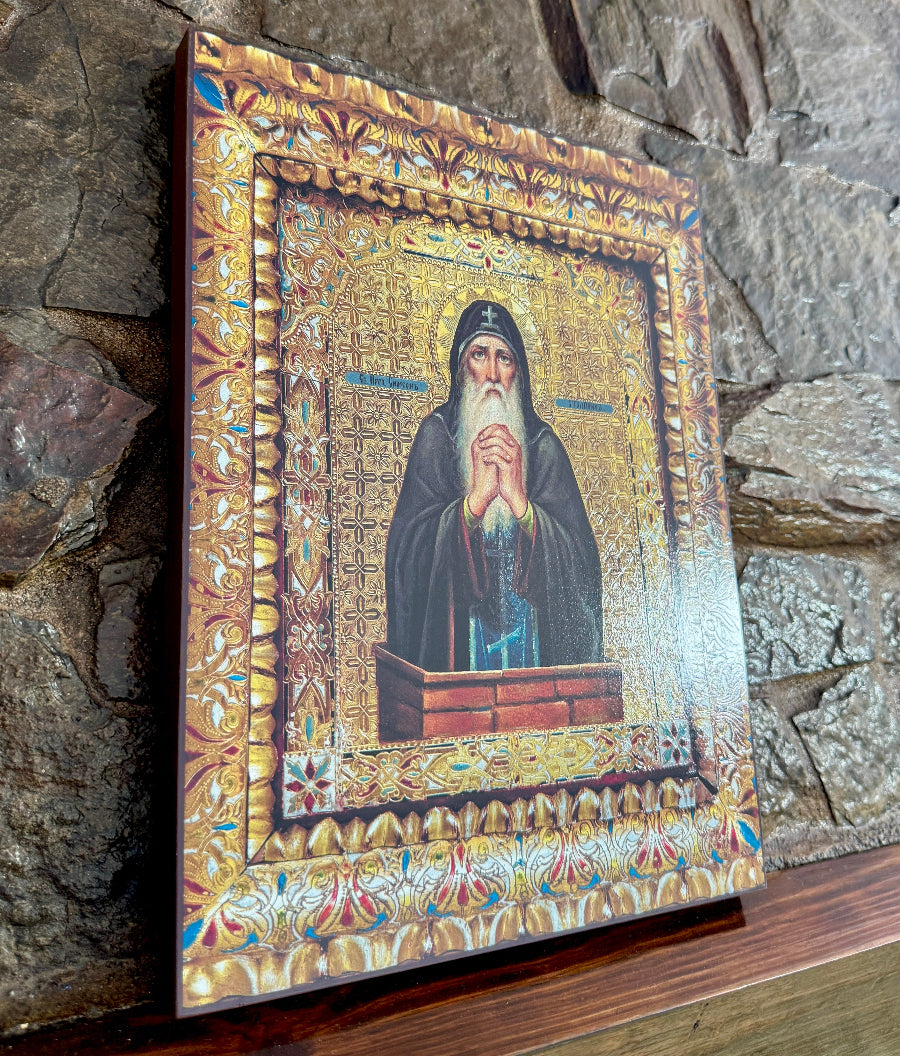 Icon of Saint Simeon Stylites Venerable of Antioch 