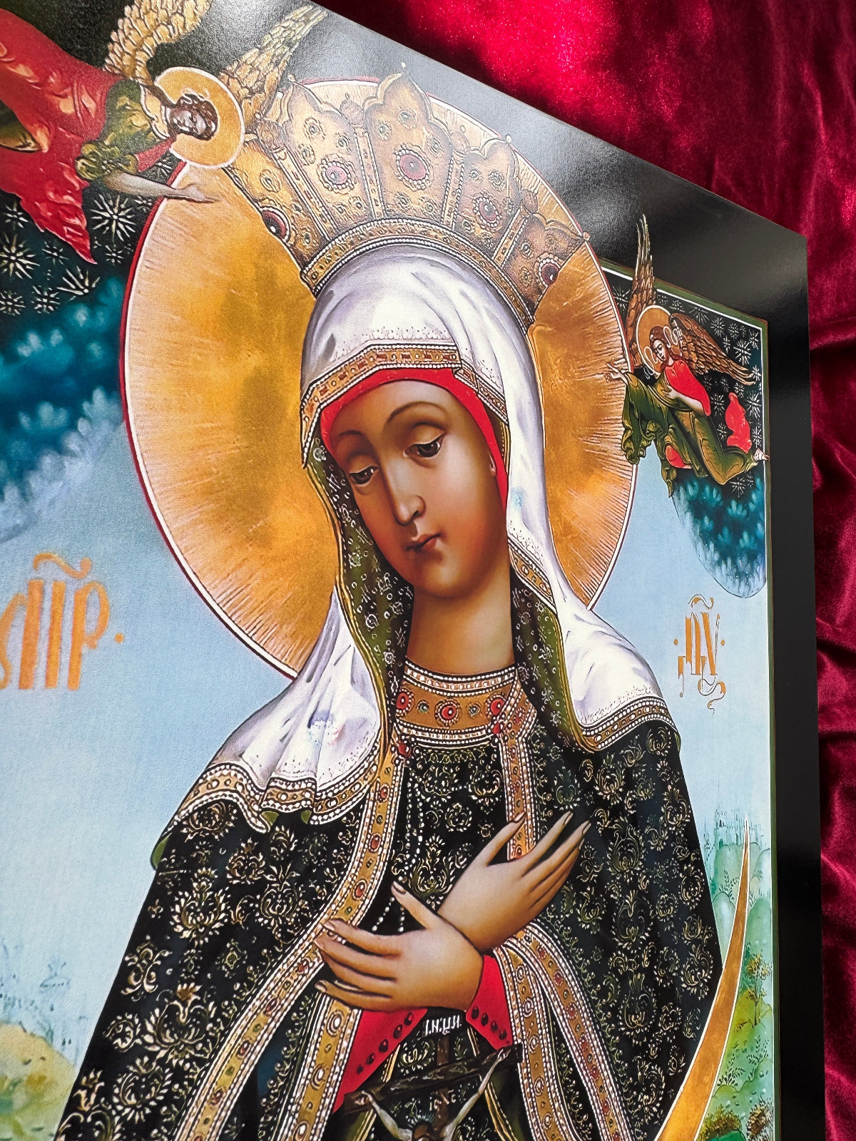 Marian icon Gate of Dawn Vilnius religious art