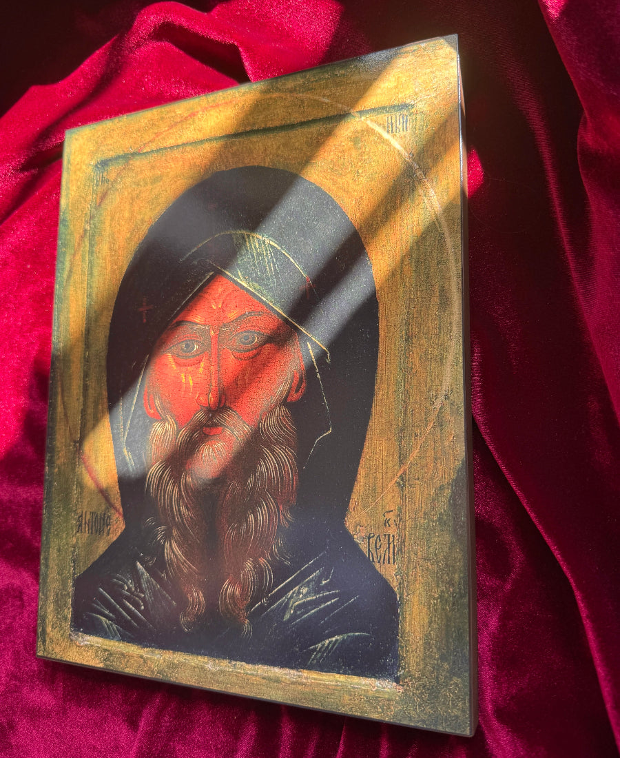 orthodox icon of Saint Anthony the Great