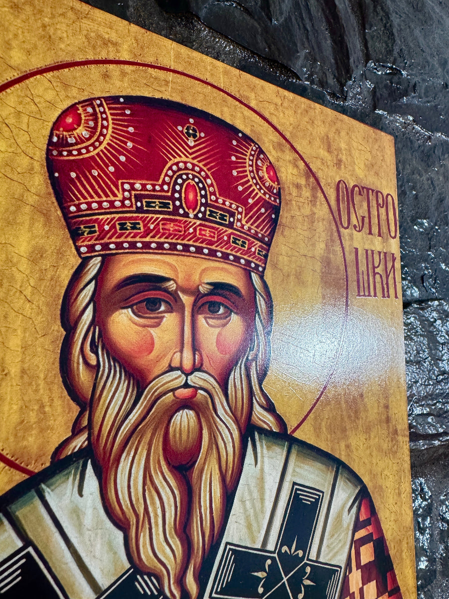 Icon of Saint Basil of Ostrog Icon of a Montenegrin saint