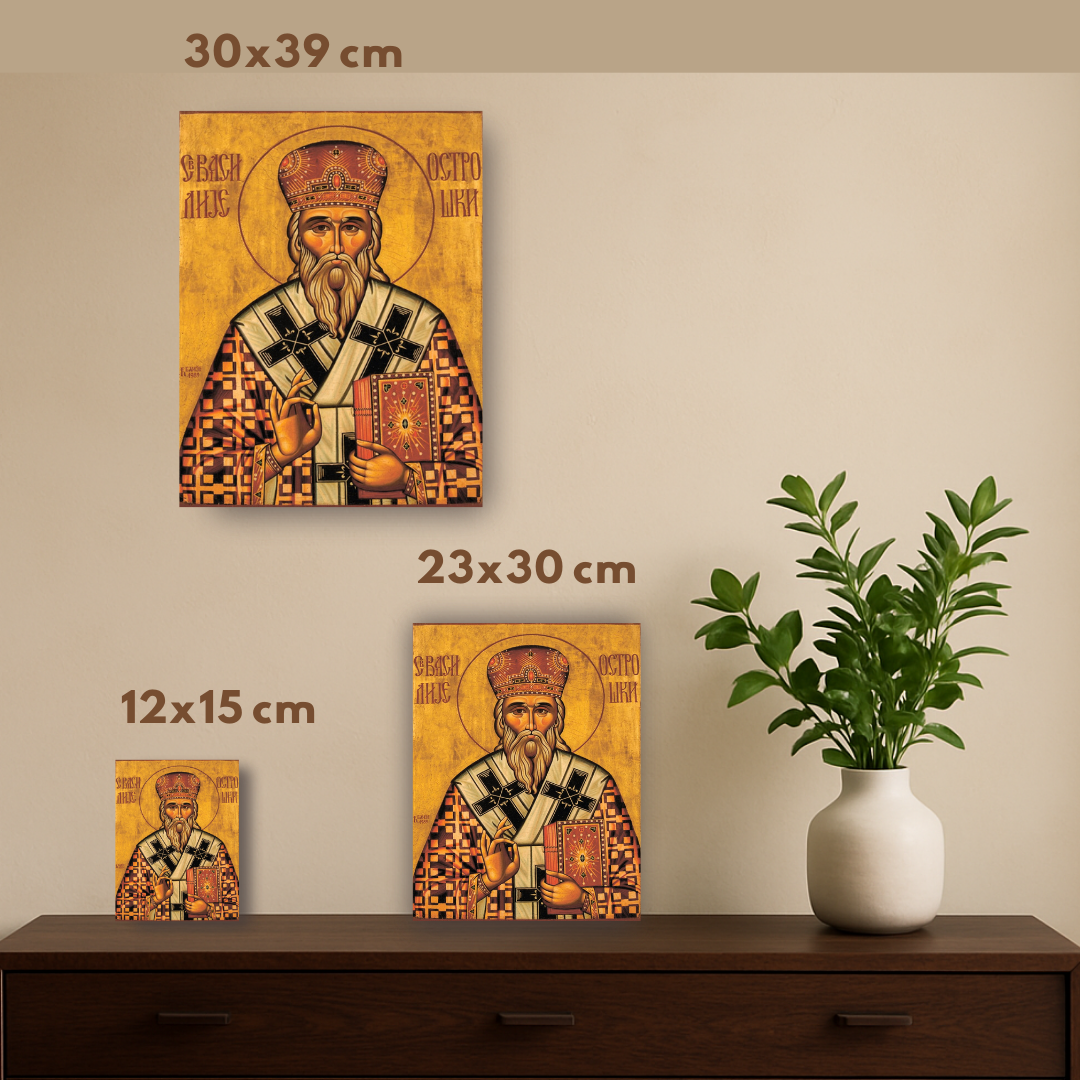 Icon of Saint Basil of Ostrog Icon of a Montenegrin saint