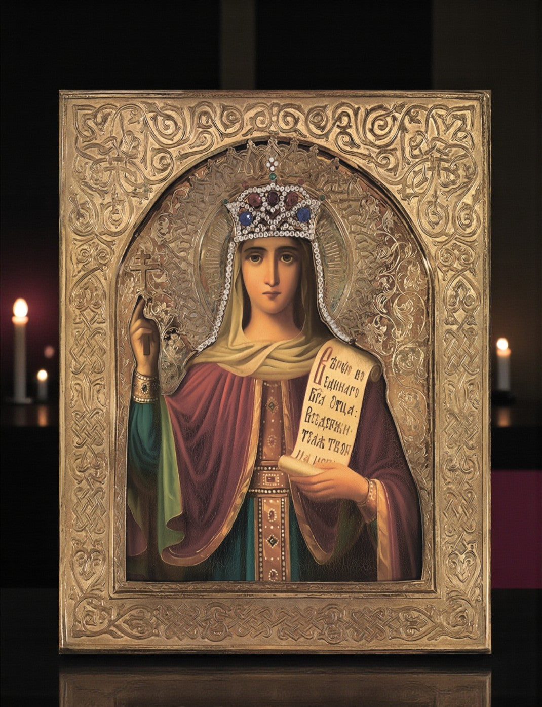 Orthodox icon of St Paraskeva Pyatnitsa
