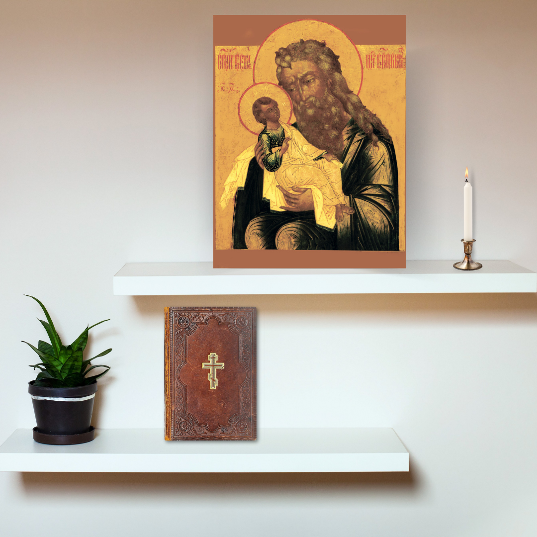 Icon of Saint Simeon the God-Receiver. Orthodox Christian Icon