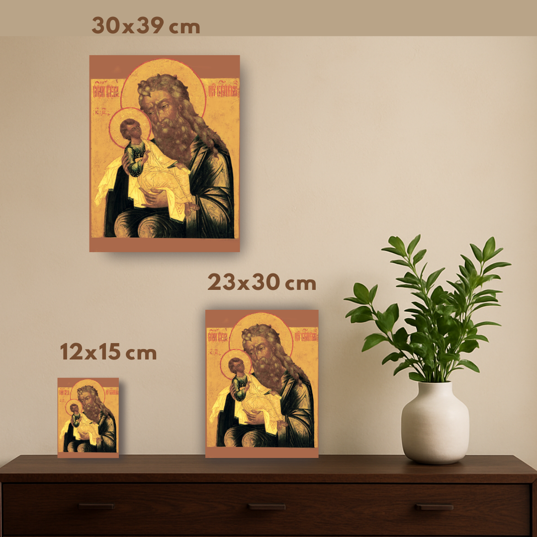 Icon of Saint Simeon the God-Receiver. Orthodox Christian Icon