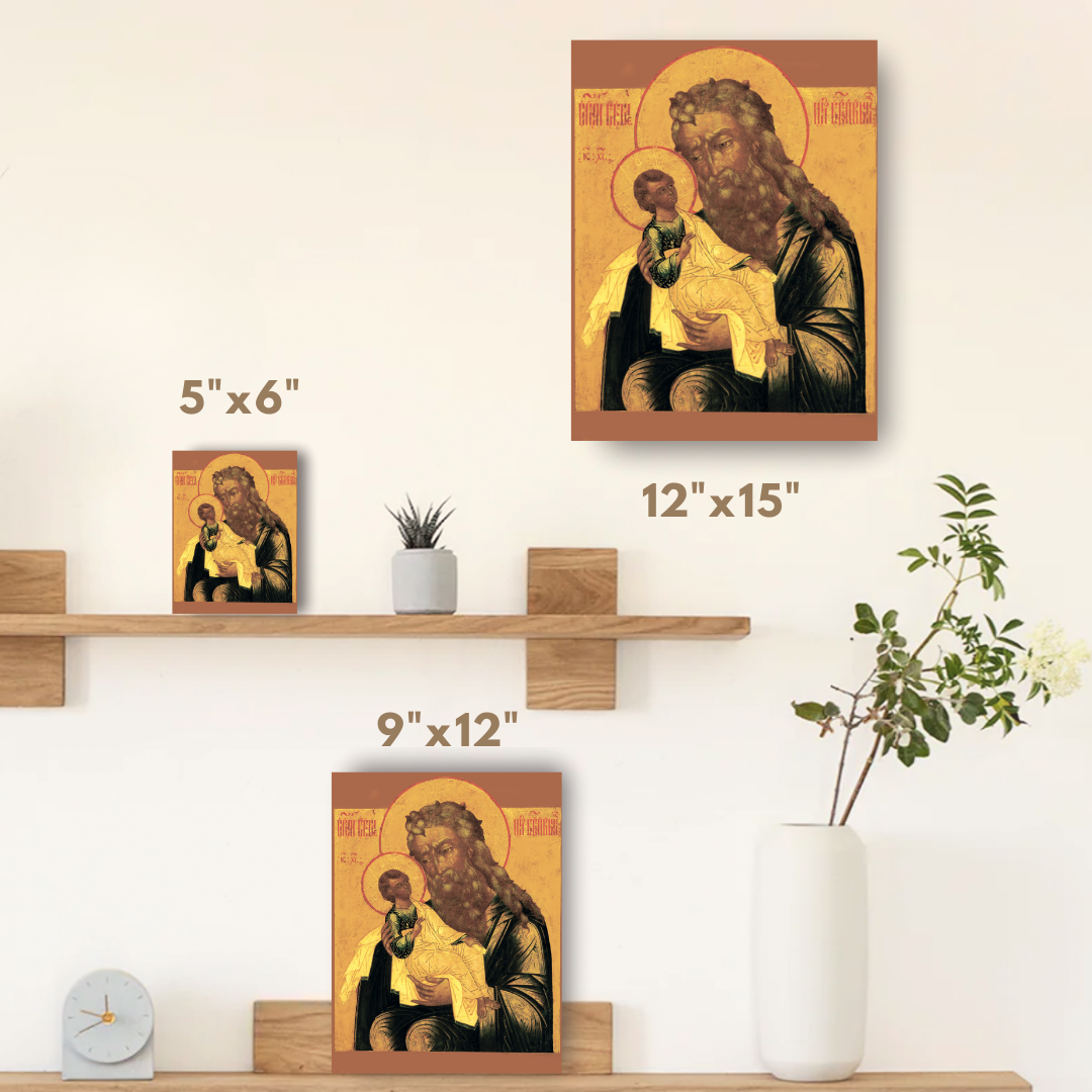 Icon of Saint Simeon the God-Receiver. Orthodox Christian Icon