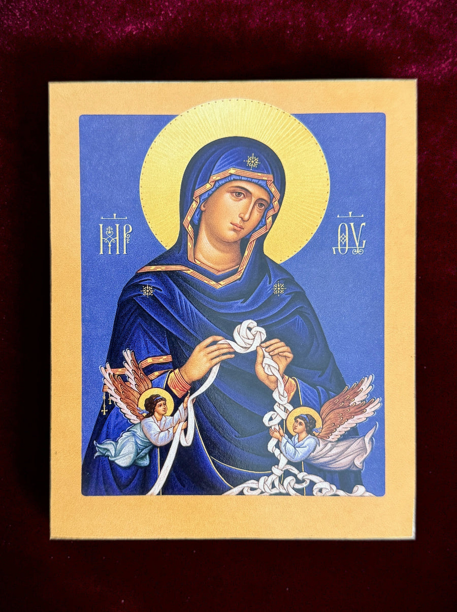 Icon of the Mother of God Untier of Knots (Maria Undoer of Knots)