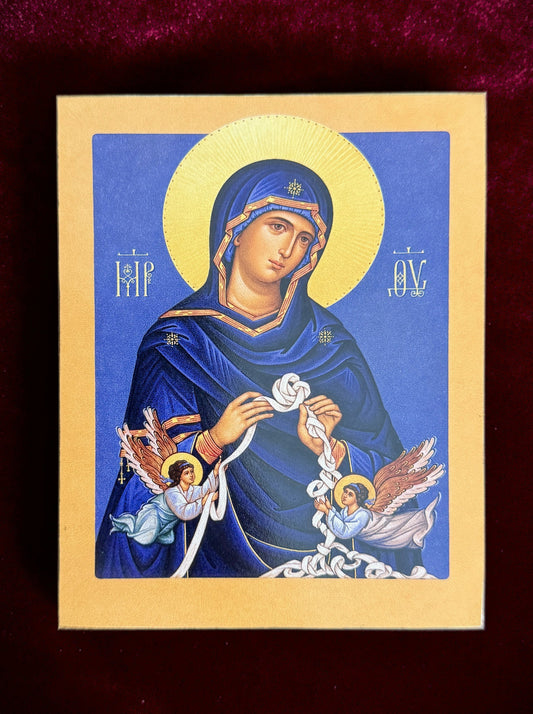 Icon of the Mother of God Untier of Knots (Maria Undoer of Knots)