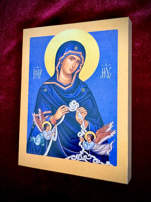 Icon of the Mother of God Untier of Knots (Maria Undoer of Knots)