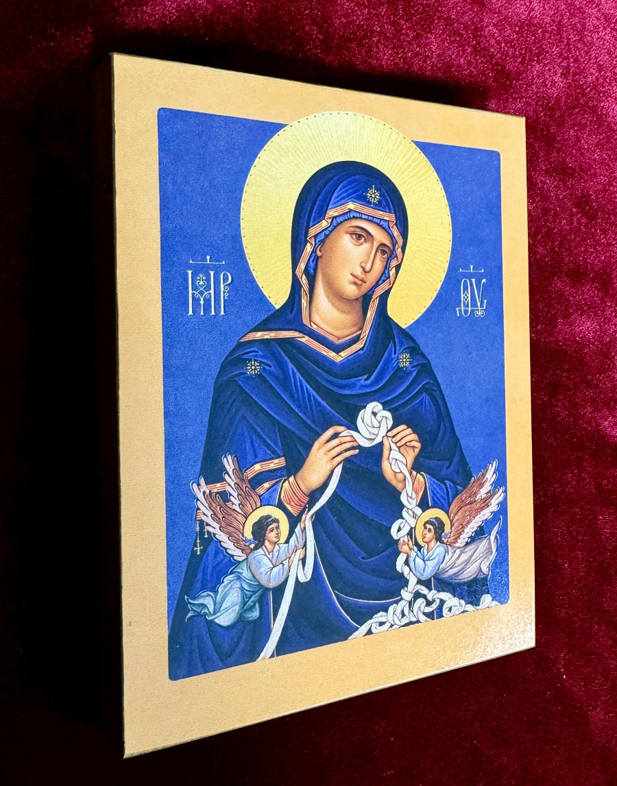 Icon of the Mother of God Untier of Knots (Maria Undoer of Knots)