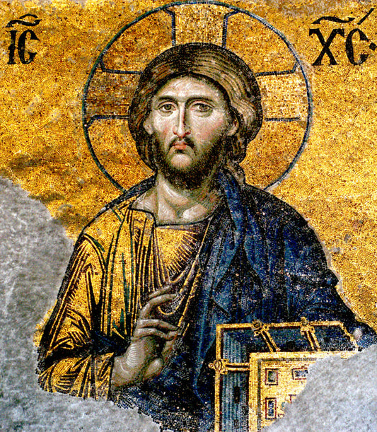 Christ Pantocrator Icon | Hagia Sophia Deesis Mosaic | Byzantine Religious Gift