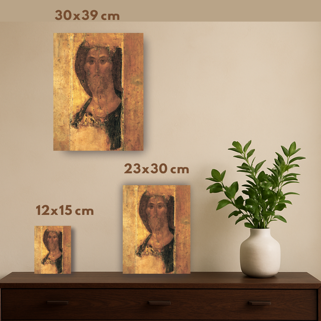 Jesus Christ Pantocrator Icon Zvenigorod Savior by Andrei Rublev Orthodox Wooden Icon