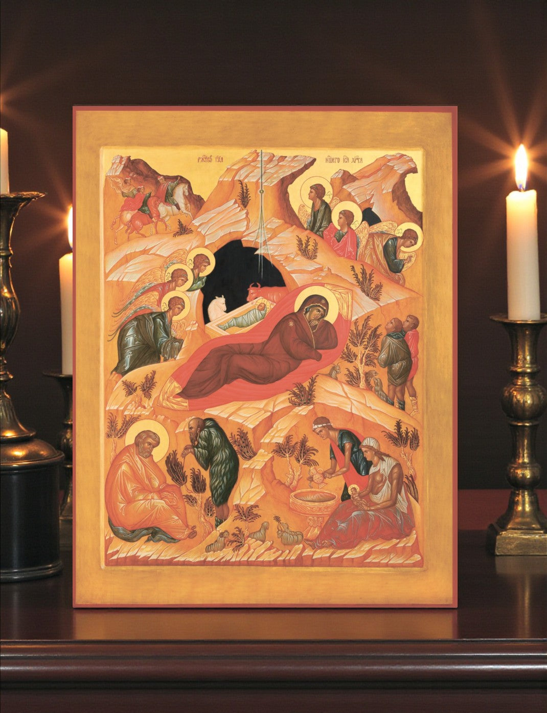 Nativity of Jesus – Orthodox Icon of the Birth of Christ icons