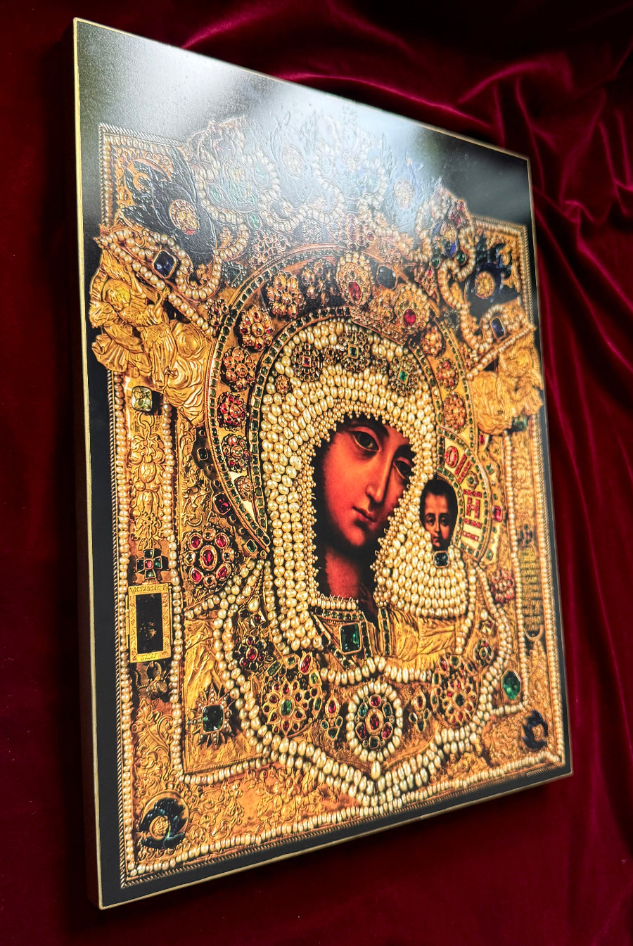 Icon Kazan Mother of God – 17th Century Orthodox Relic from Russia Moscow Kremlin