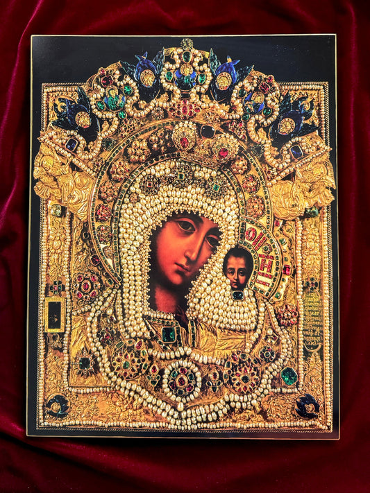Kazan icon Mother of God – 17th Century Orthodox Relic from the Moscow Kremlin