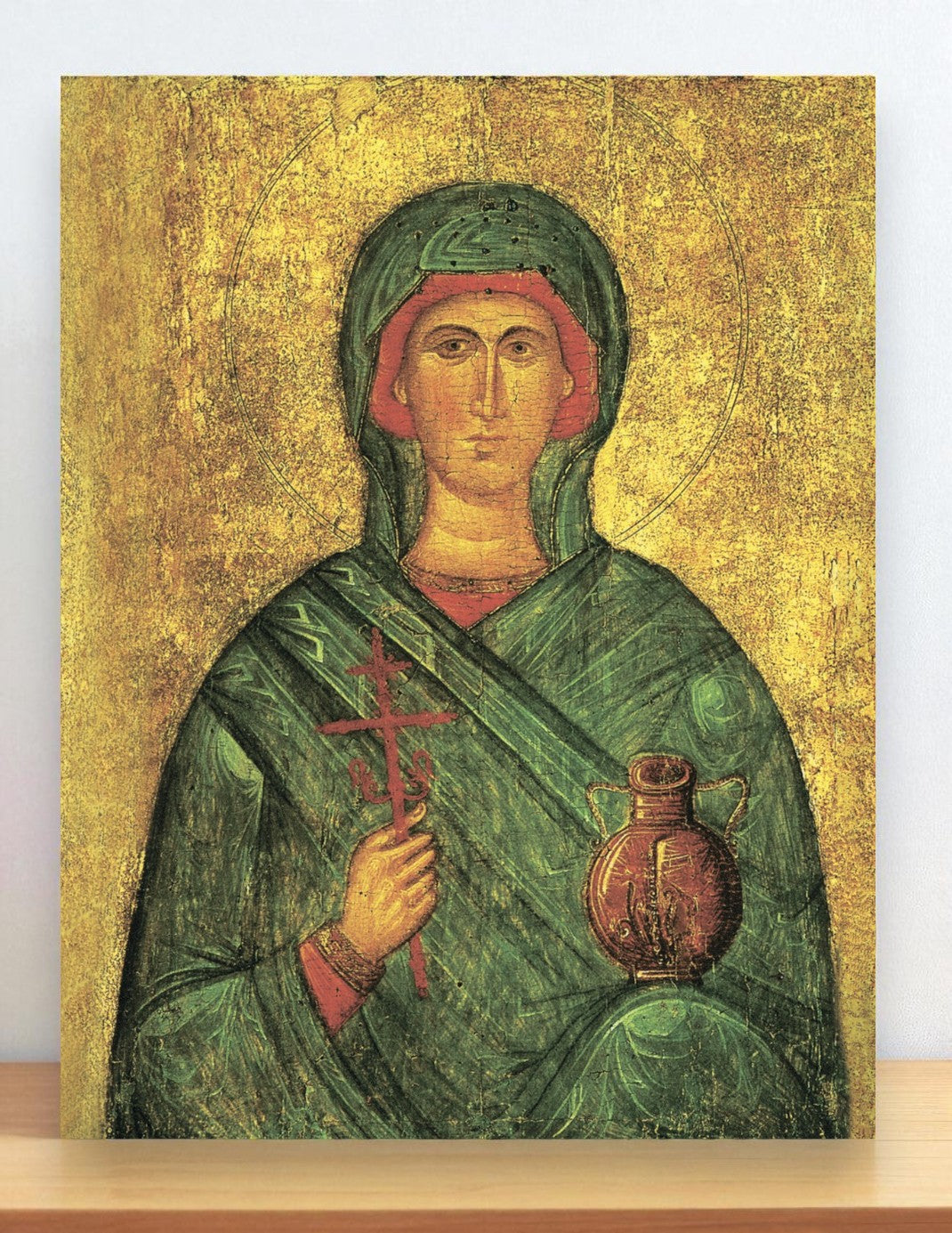 Saint Martyr Anastasia the Deliverer from Potions Orthodox Wooden Icon