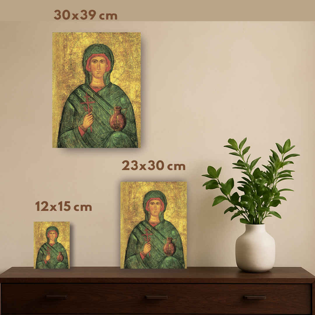 Saint Martyr Anastasia the Deliverer from Potions Orthodox Wooden Icon