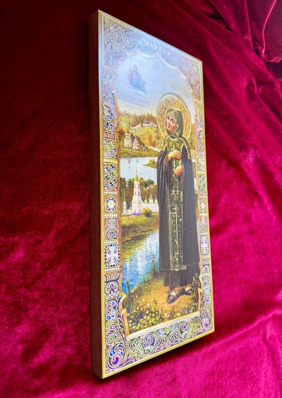 Icon of Saint Right-Believing princess Anna of Kashin, patroness of Kashin and Tver