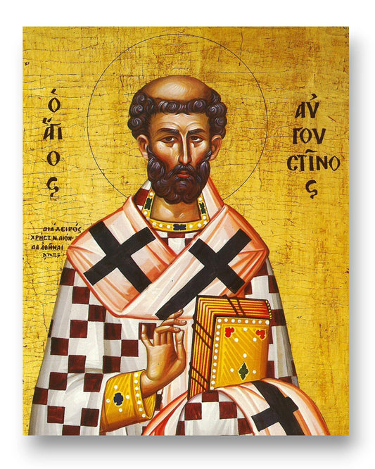 Saint Augustine of Hippo Orthodox icon – Blessed Augustine Bishop of Hippo