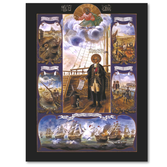 Saint Fyodor (Theodore) Ushakov holy righteous warrior
