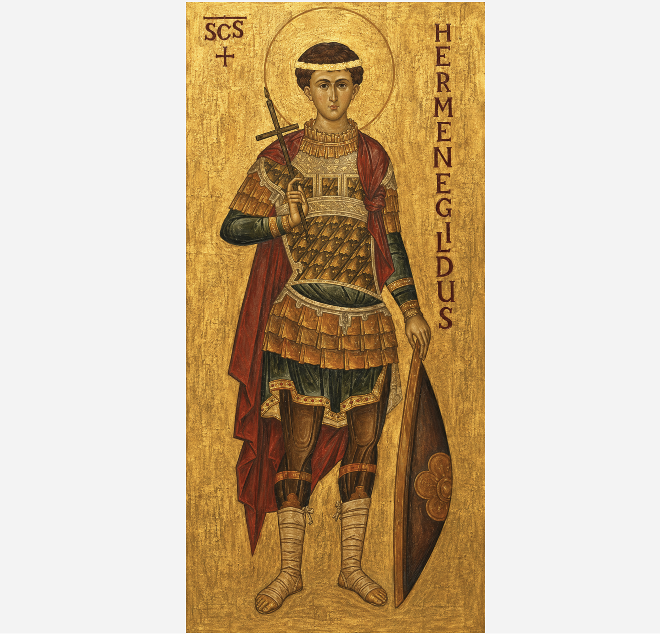 Saint Hermenegild the Martyr — Royal Prince of the Goths Icon