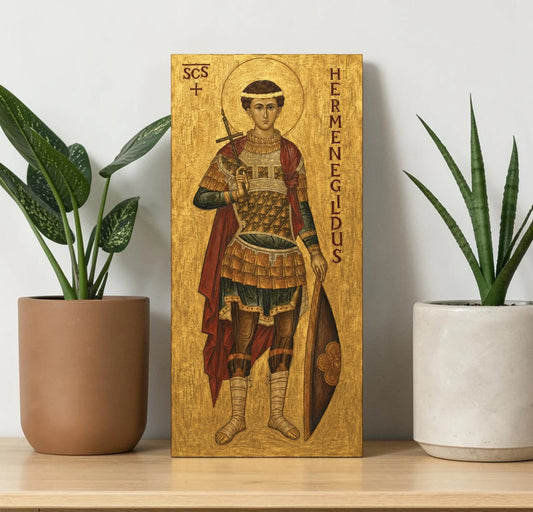 Icon of Saint Hermenegild the Martyr — Royal Prince of the Goths Icon