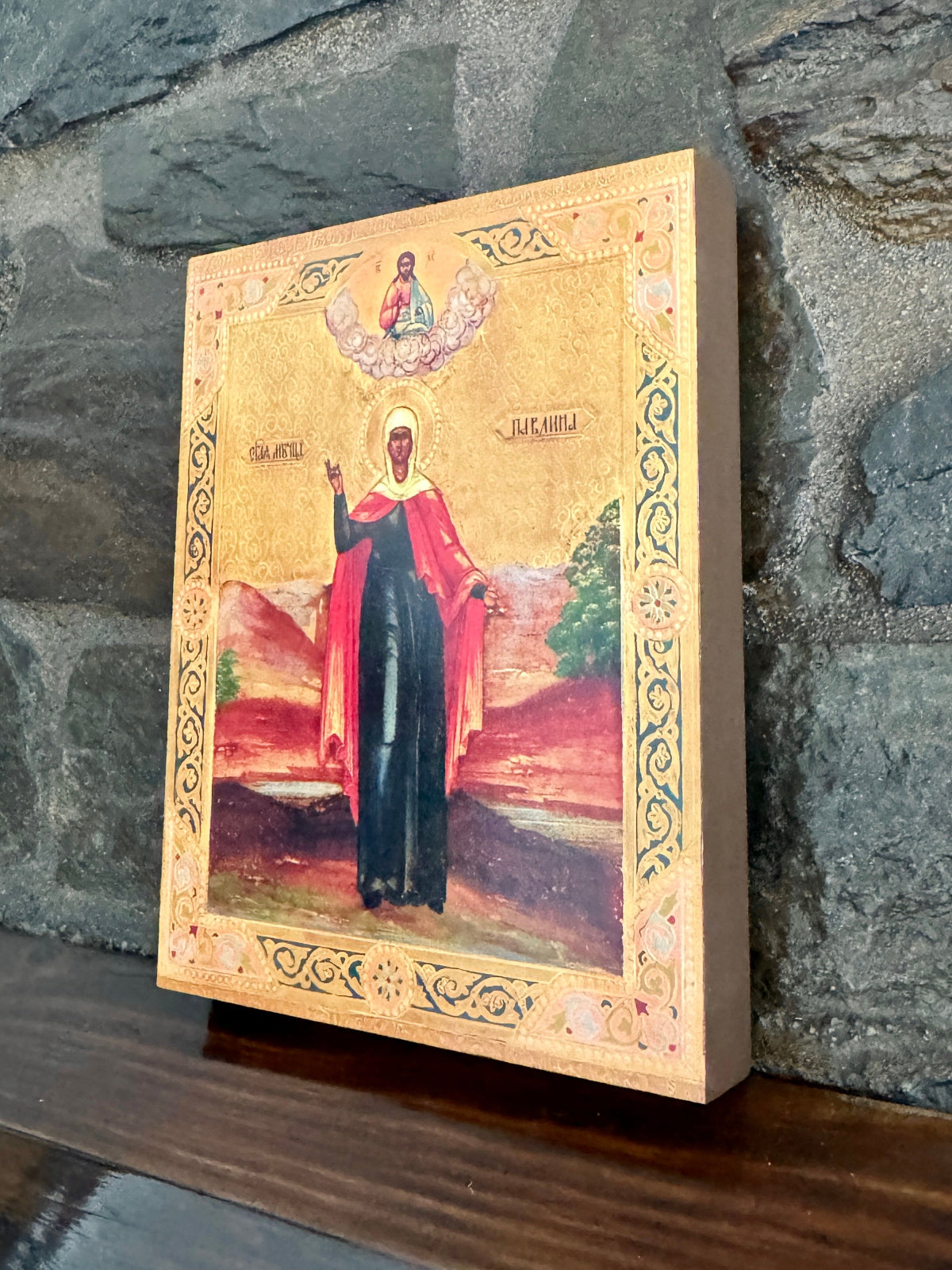 Orthodox icon Saint Paulina Roman saint