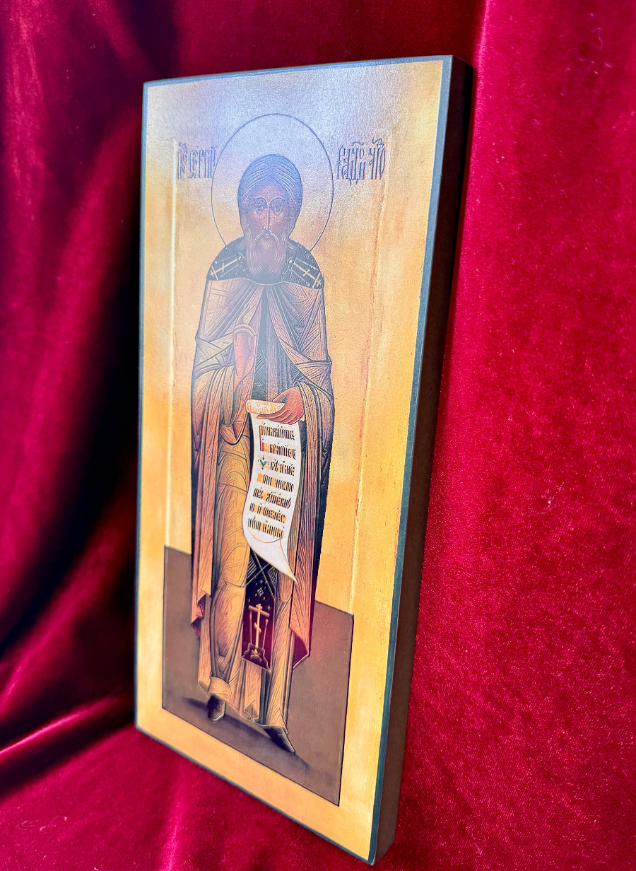Saint Sergey of Radonezh icon