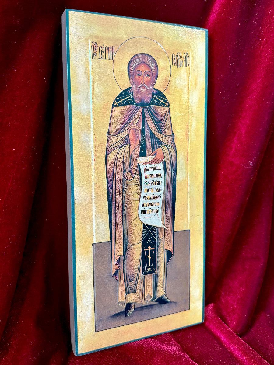 Saint Sergius of Radonezh russian icon