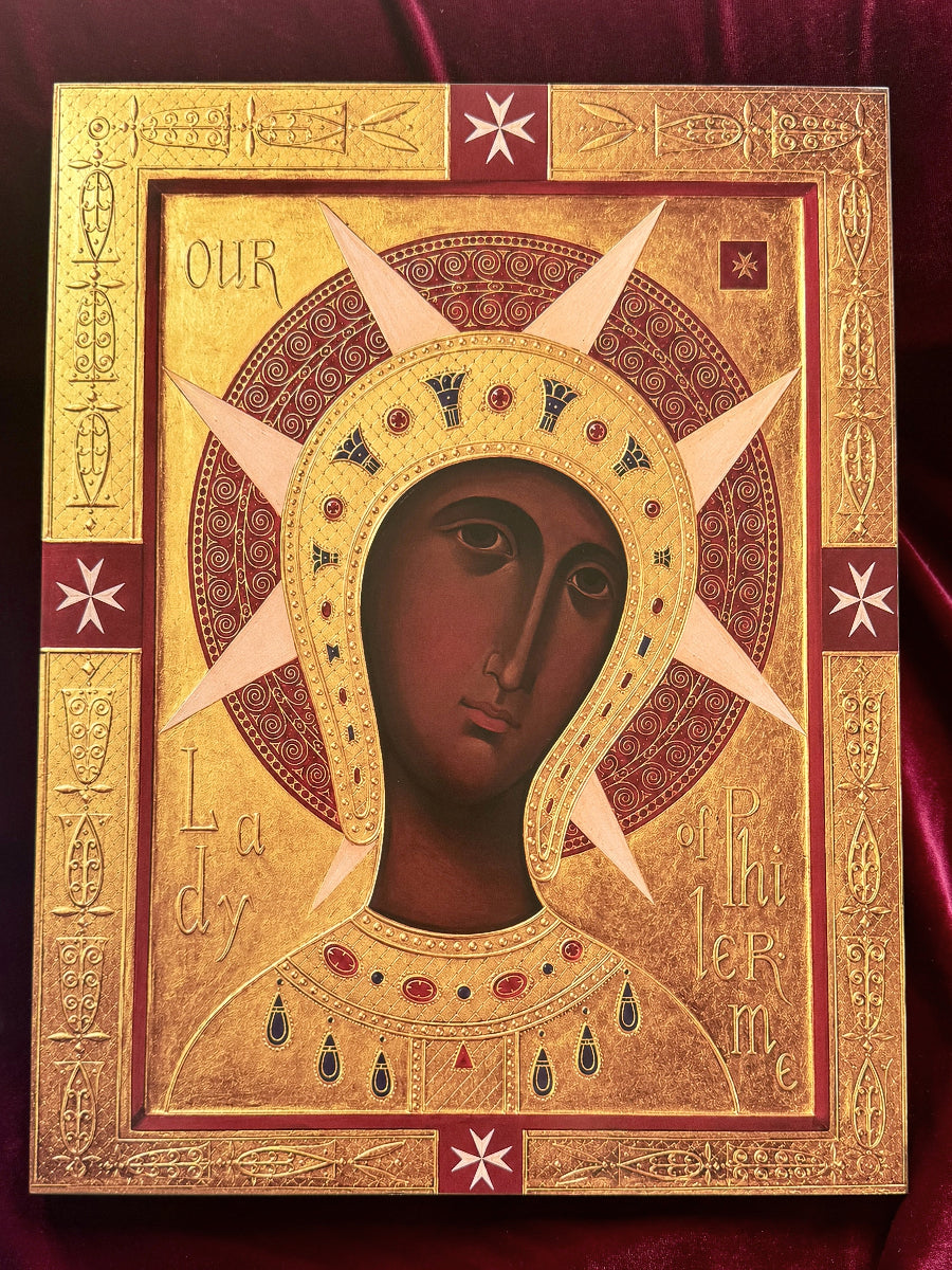 The Philermos Icon of the Mother of God religious wall art