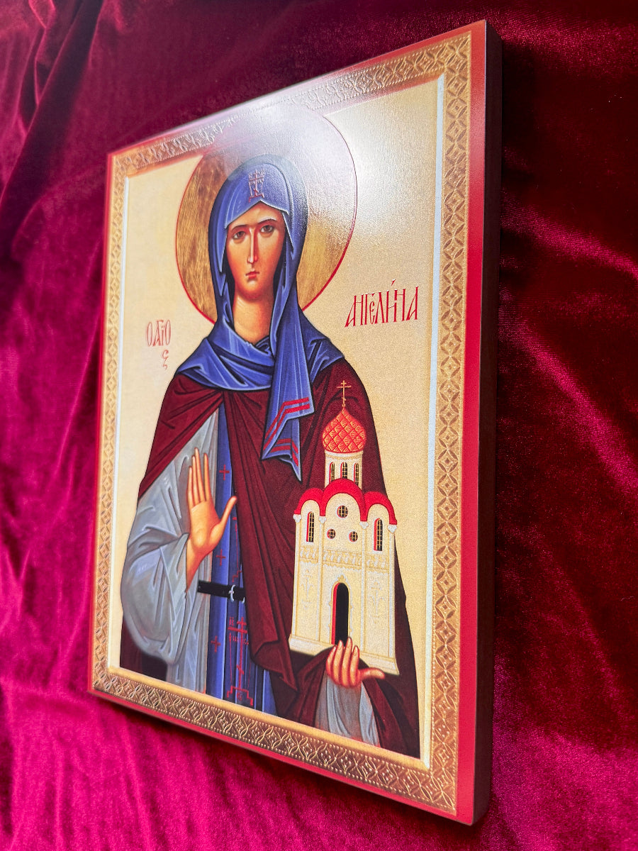 saint Angelina Icon