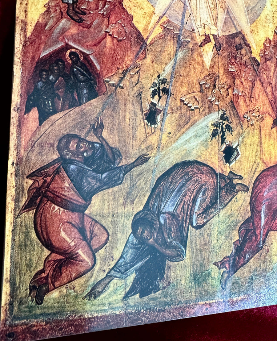 part of the Icon of the Transfiguration of the Lord Jesus Christ by Theophanes the Greek