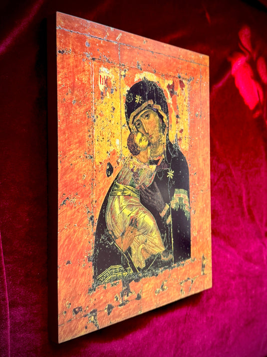 Vladimir Mother of God Byzantine Eleusa icon