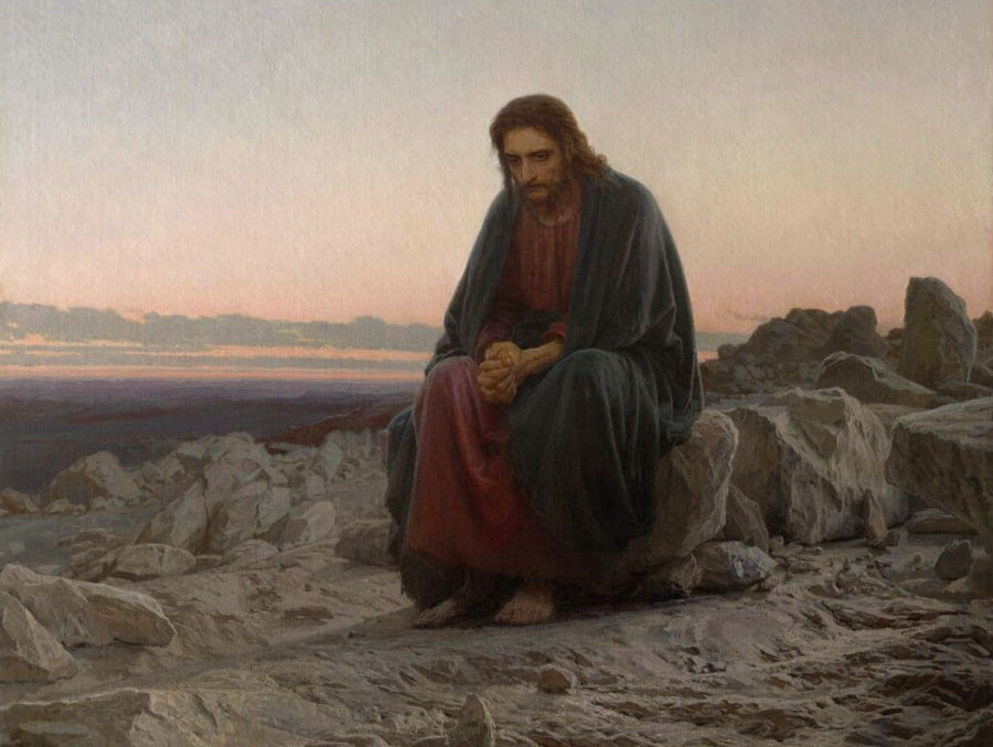 "Christ in the Desert" — Ivan Kramskoi, 1872