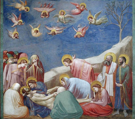 Lamentation of Christ by the incomparable Italian master Giotto di Bondone