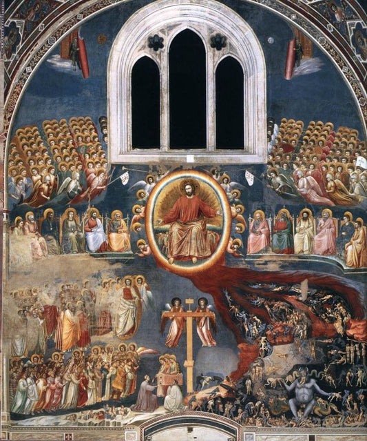 The Last Judgment – Giotto di Bondone, Scrovegni Chapel | Orthodox & Catholic Sacred Art Print of the Final Judgment of Christ, Heaven & Hell, for Christian Prayer & Meditation
