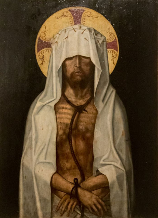 Ecce Homo – Icon of the Suffering Christ, Behold the Man | Catholic & Orthodox Devotional Image of Jesus Crowned with Thorns, Passion of Christ, for Prayer, Holy Week & Lenten Meditation