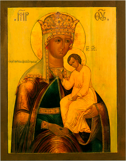 Wooden Icon of the Mother of God "Deliverer from Troubles"