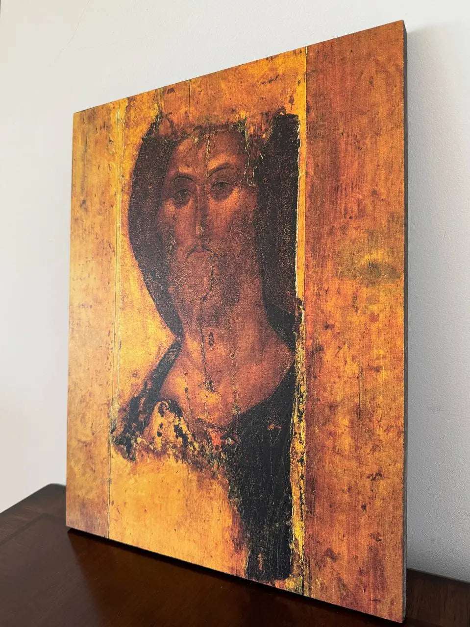 Jesus Christ Pantocrator Icon Zvenigorod Savior by Andrei Rublev Orthodox Wooden Icon - iconsofsaints.com