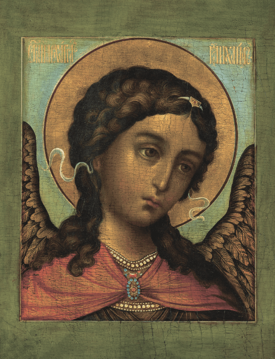 Orthodox Icon of Archangel Michael on Wood Spiritual Protection Christian Wall Art - iconsofsaints.com