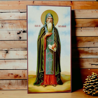 Wooden Icon of Saint holy prince Oleg Bryansky