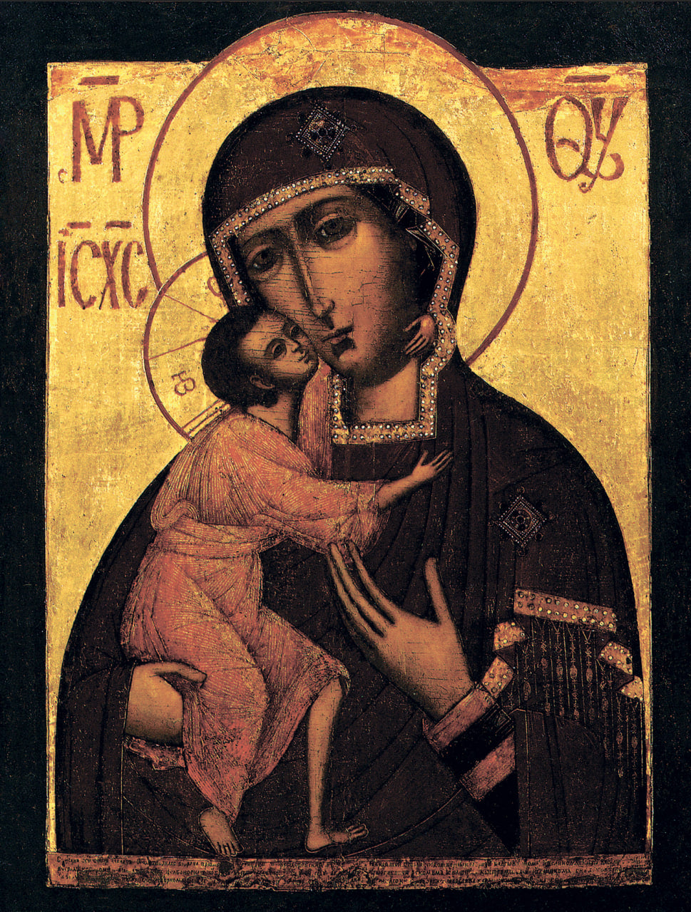 Mother of God Virgin Mary the Theotokos of Saint Theodore (Feodorovskaya). Wooden orthodox icon