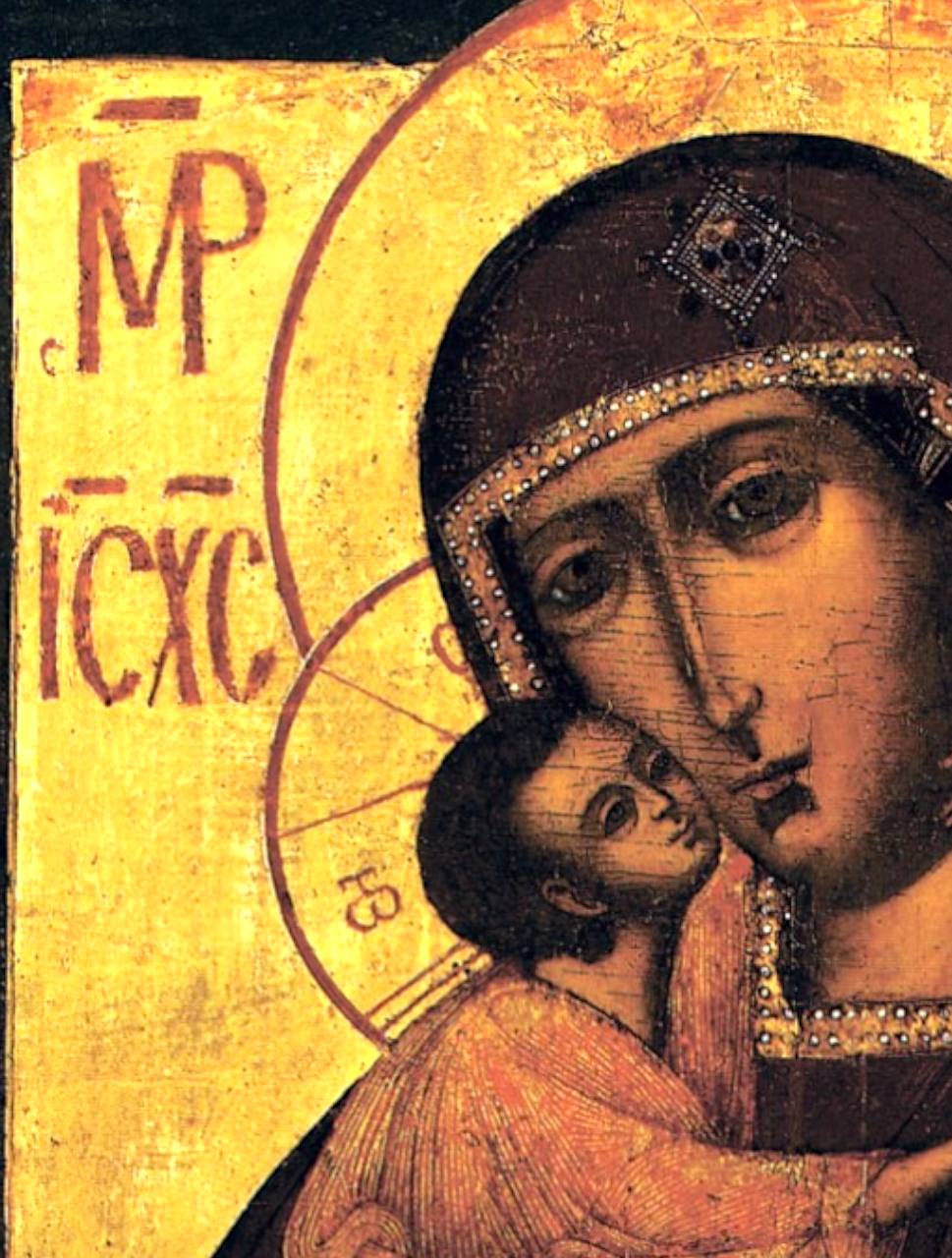 Mother of God Virgin Mary the Theotokos of Saint Theodore (Feodorovskaya). Wooden orthodox icon