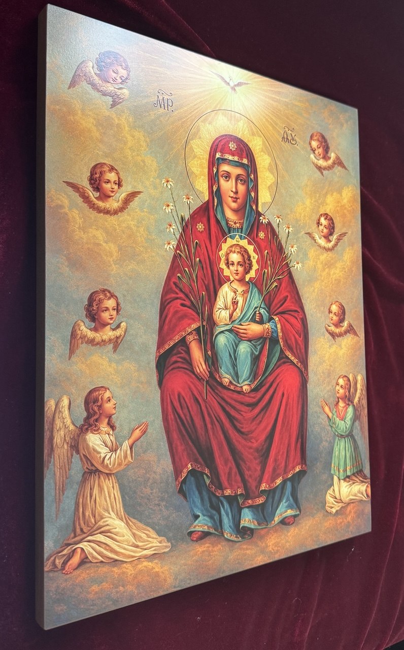 Mother of Sicily Prayer Icon, Sicilian Virgin Mary Icon
