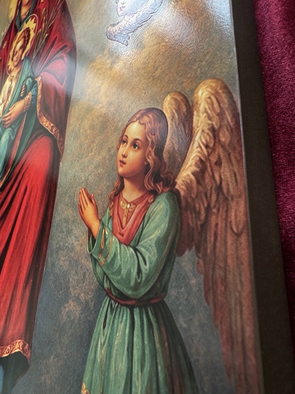 Mother of God Virgin Mary the Theotokos of Sicily (of Divnogorsk). Wooden orthodox icon