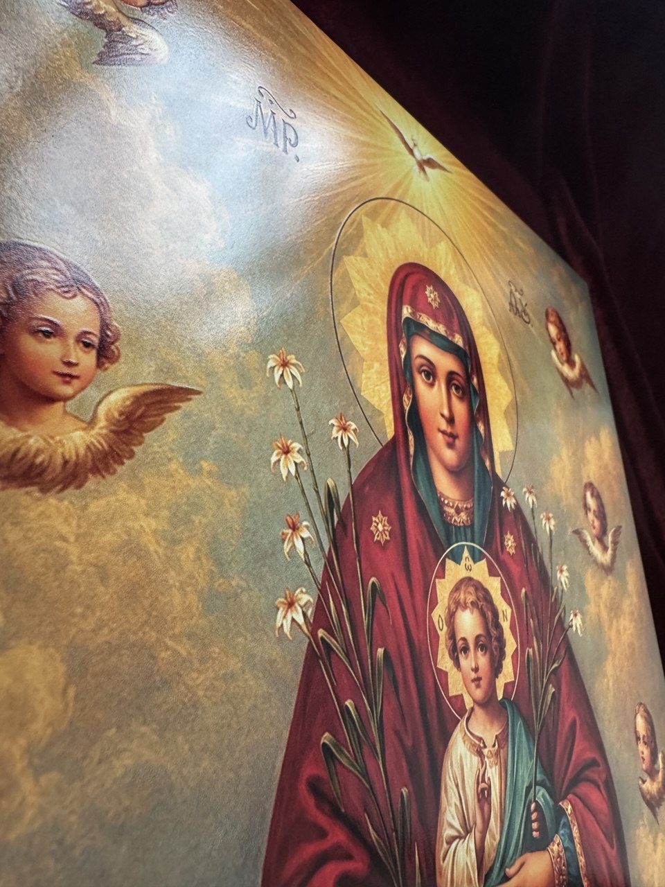 Sicilian Theotokos Icon, Virgin Mary of Sicily, Our Lady of Sicily, Madonna of Sicily