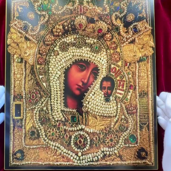 Kazan Mother of God icon – 17th Century Orthodox Relic from the Moscow Kremlin